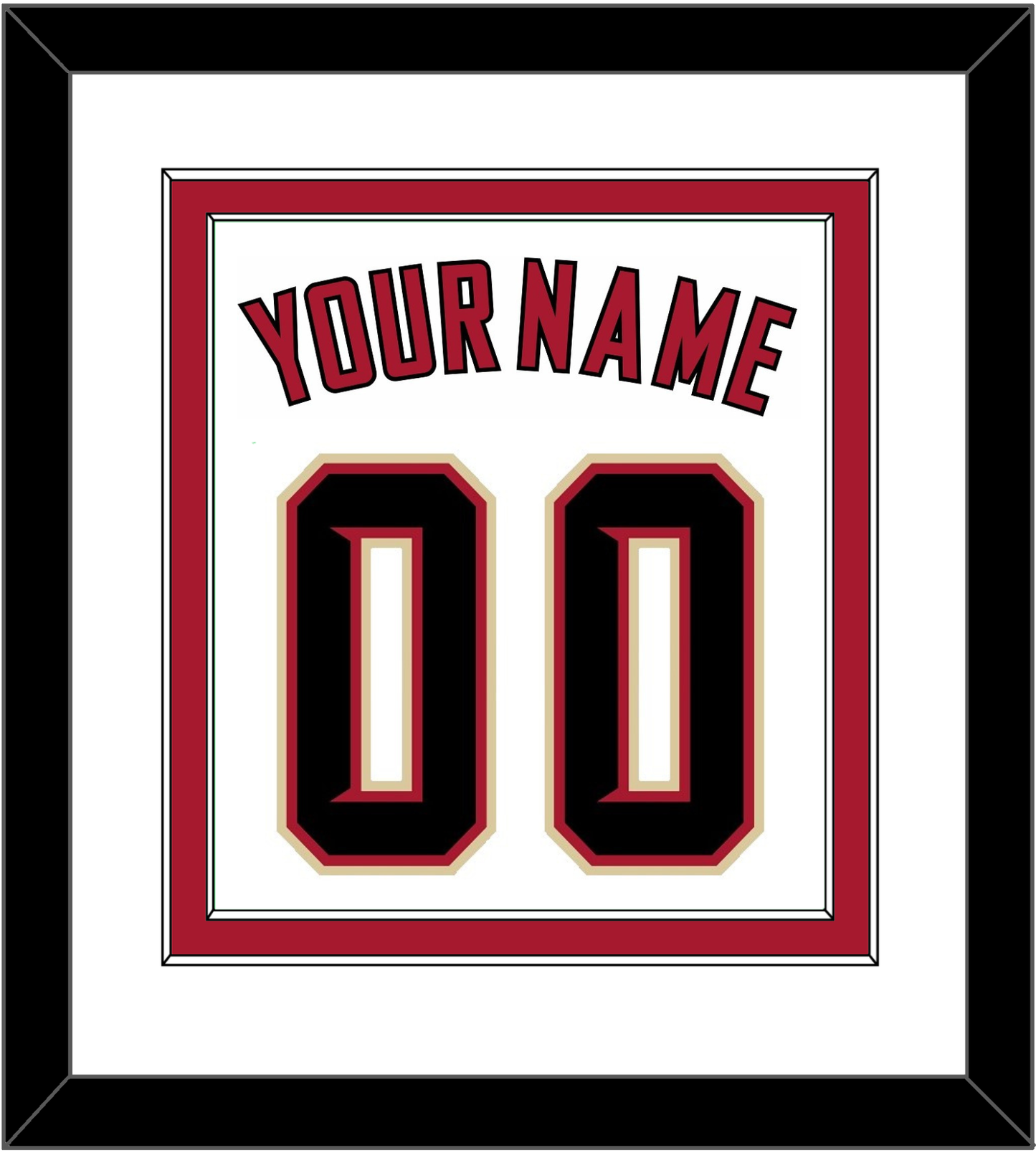 Arizona Name & Number - Home White (2020-2023) - Signature Tier 1