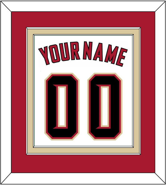 Arizona Name & Number - Home White (2020-2023) - Signature Tier 2