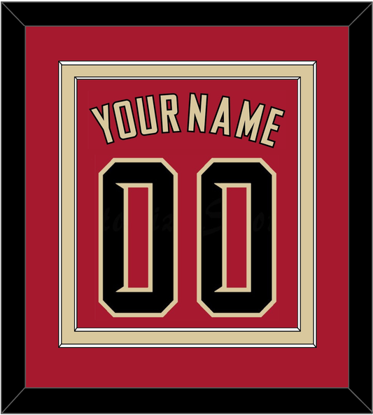 Arizona Name & Number - Alternate Red (2020-2023) - Signature Tier 2