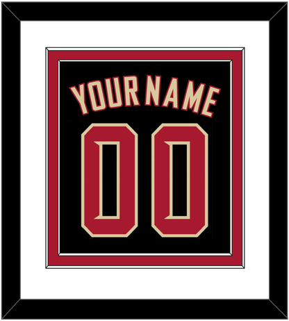 Arizona Name & Number - Alternate Black (2020-2023) - Signature Tier 1