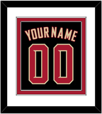 Arizona Name & Number - Alternate Black (2020-2023) - Double Mat 1