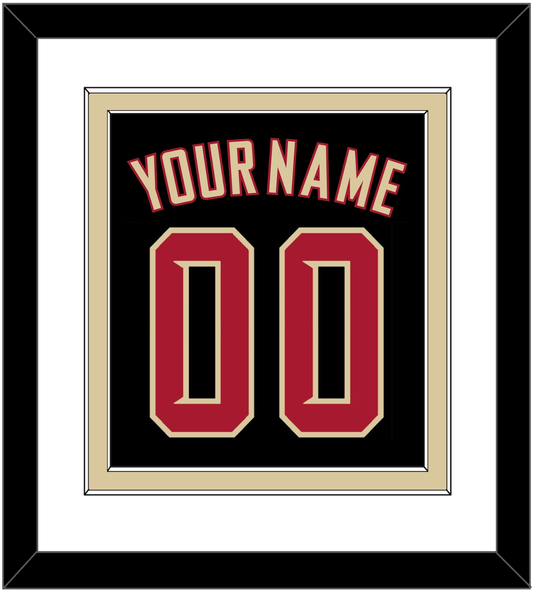 Arizona Name & Number - Alternate Black (2020-2023) - Signature Tier 2