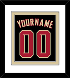 Arizona Name & Number - Alternate Black (2020-2023) - Double Mat 2