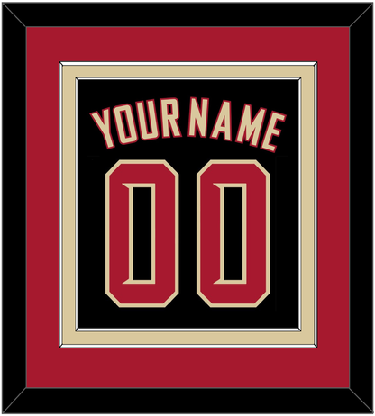Arizona Name & Number - Alternate Black (2020-2023) - Signature Tier 3