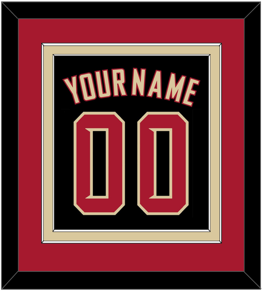 Arizona Name & Number - Alternate Black (2020-2023) - Signature Tier 3