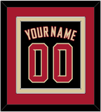 Arizona Name & Number - Alternate Black (2020-2023) - Double Mat 3