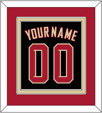 Arizona Name & Number - Alternate Black (2020-2023) - Signature Tier 3