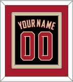 Arizona Name & Number - Alternate Black (2020-2023) - Double Mat 3