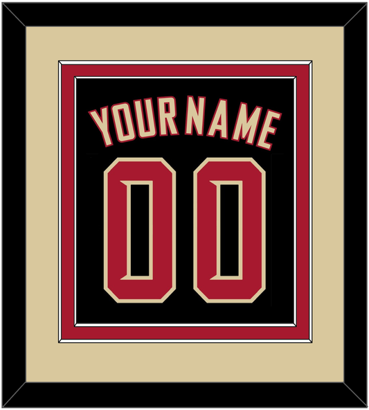 Arizona Name & Number - Alternate Black (2020-2023) - Signature Tier 4