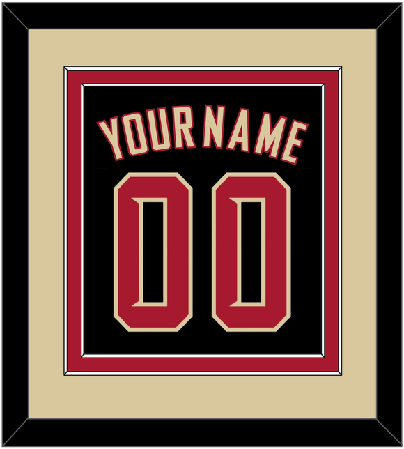 Arizona Name & Number - Alternate Black (2020-2023) - Double Mat 4