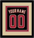 Arizona Name & Number - Alternate Black (2020-2023) - Double Mat 4