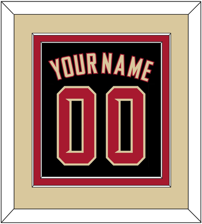 Arizona Name & Number - Alternate Black (2020-2023) - Signature Tier 4