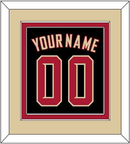 Arizona Name & Number - Alternate Black (2020-2023) - Signature Tier 4