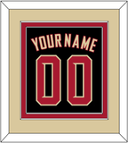 Arizona Name & Number - Alternate Black (2020-2023) - Double Mat 4