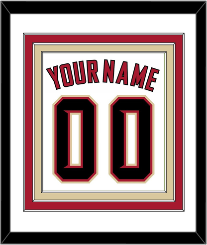Arizona Name & Number - Home White (2020-2023) - Premier Tier 1