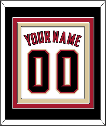 Arizona Name & Number - Home White (2020-2023) - Premier Tier 3