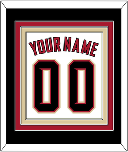 Arizona Name & Number - Home White (2020-2023) - Triple Mat 3