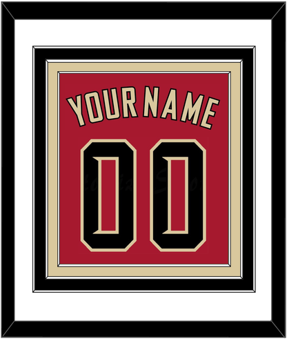 Arizona Name & Number - Alternate Red (2020-2023) - Premier Tier 1
