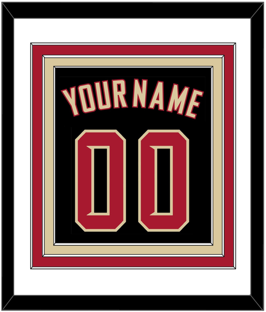 Arizona Name & Number - Alternate Black (2020-2023) - Premier Tier 1
