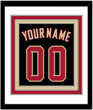 Arizona Name & Number - Alternate Black (2020-2023) - Triple Mat 1