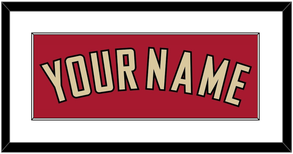 Arizona Name - Alternate Red (2020-2023) - Single Mat 1