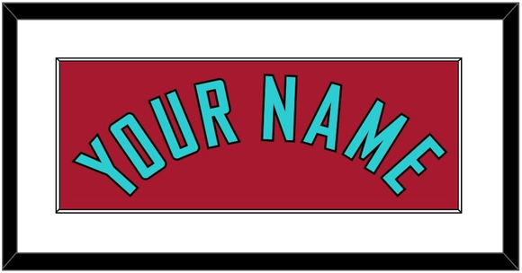 Arizona Name - Alternate Red - Single Mat 1