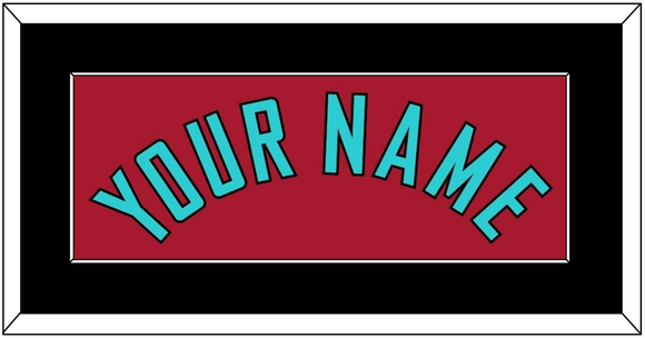 Arizona Name - Alternate Red - Single Mat 3