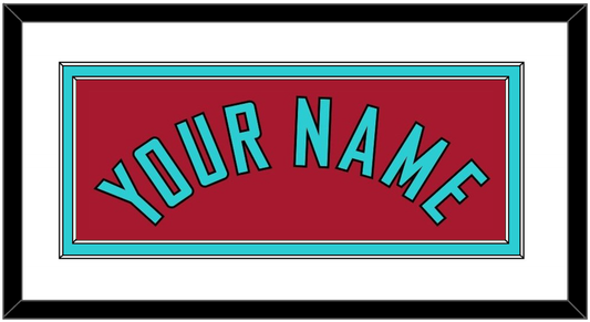 Arizona Name - Alternate Red - Signature Tier 1