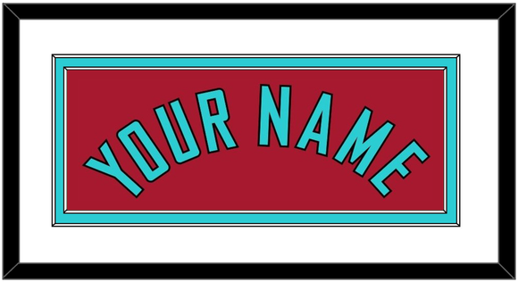 Arizona Name - Alternate Red - Double Mat 1