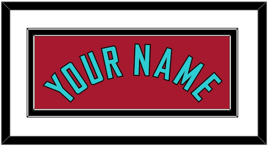 Arizona Name - Alternate Red - Signature Tier 2