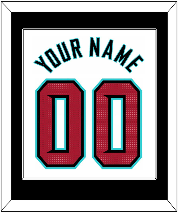 Arizona Name & Number - Home White - Single Mat 1