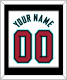 Arizona Name & Number - Home White - Single Mat 1