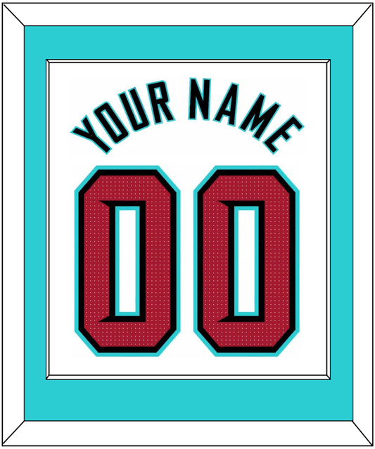 Arizona Name & Number - Home White - Essential Tier 2