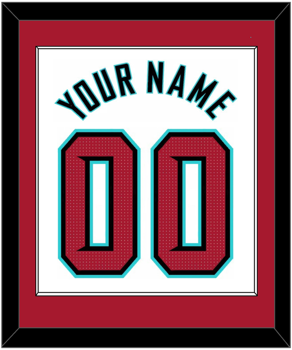 Arizona Name & Number - Home White - Single Mat 3