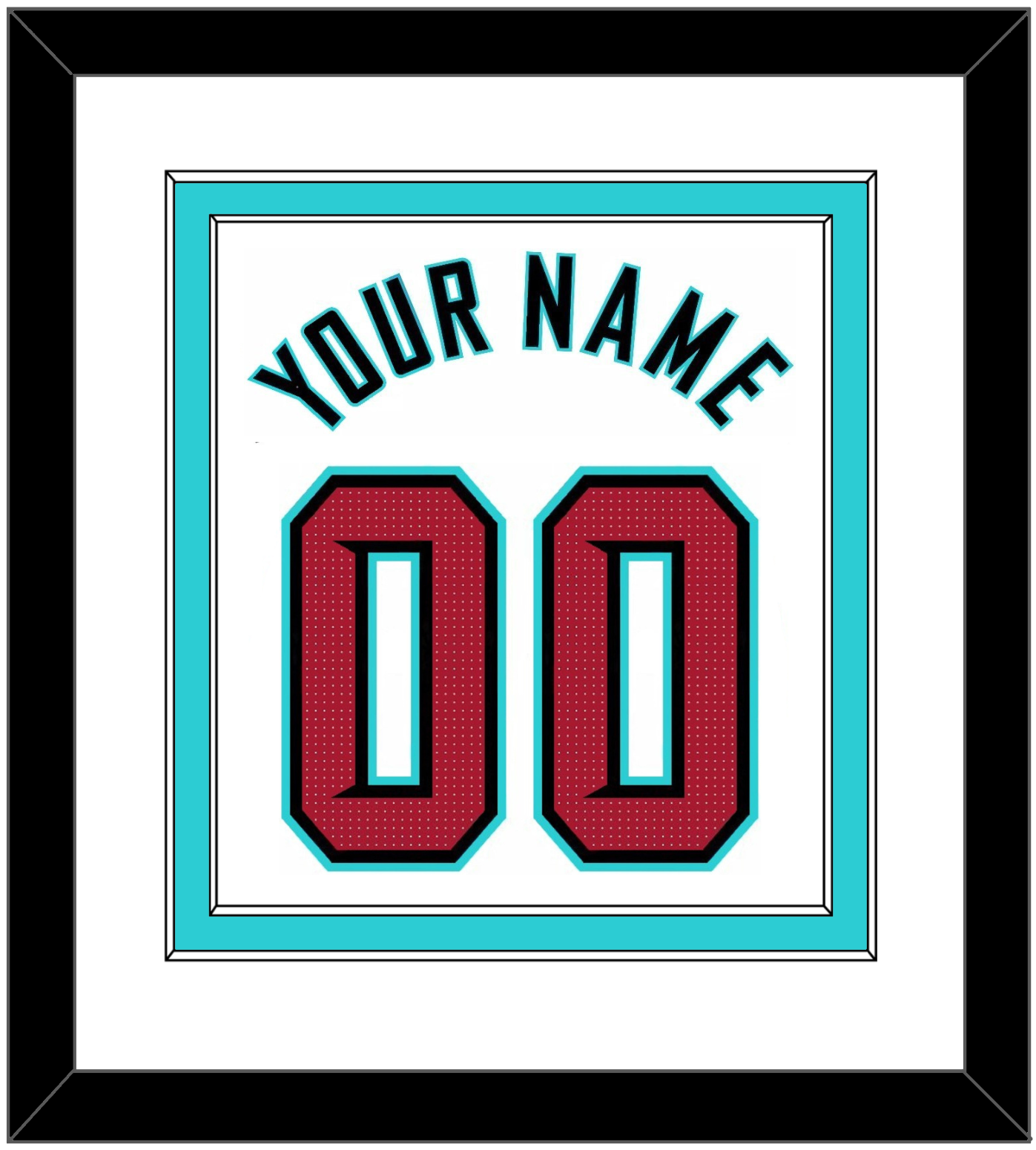 Arizona Name & Number - Home White - Signature Tier 1