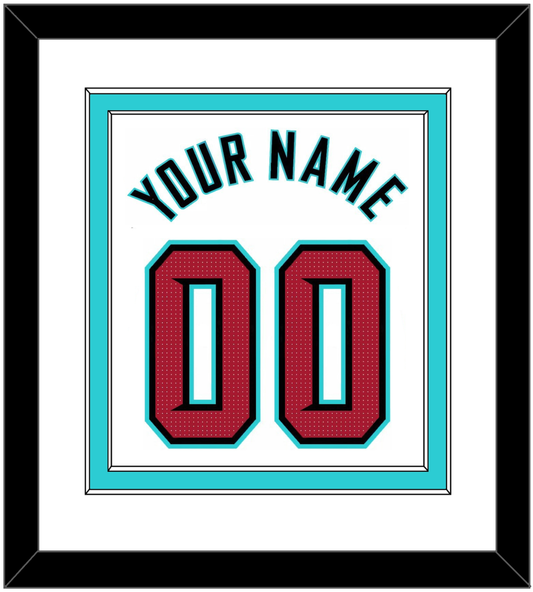 Arizona Name & Number - Home White - Signature Tier 1
