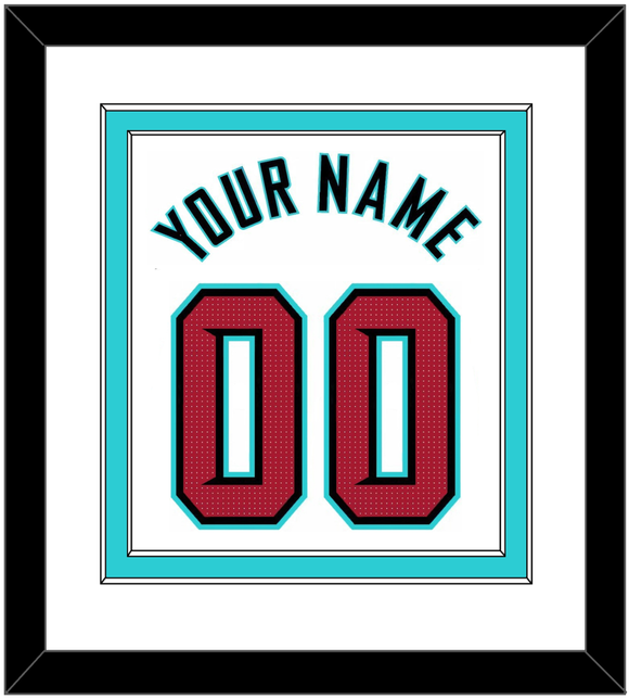 Arizona Name & Number - Home White - Double Mat 1