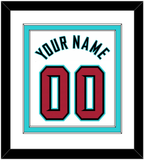 Arizona Name & Number - Home White - Double Mat 1