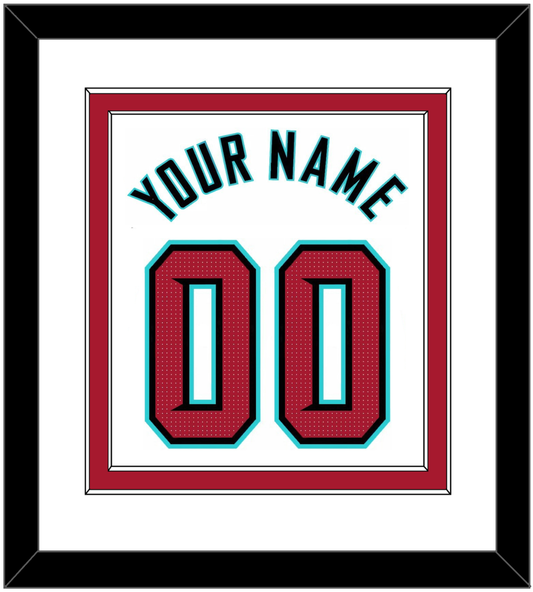 Arizona Name & Number - Home White - Signature Tier 2