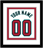 Arizona Name & Number - Home White - Double Mat 2