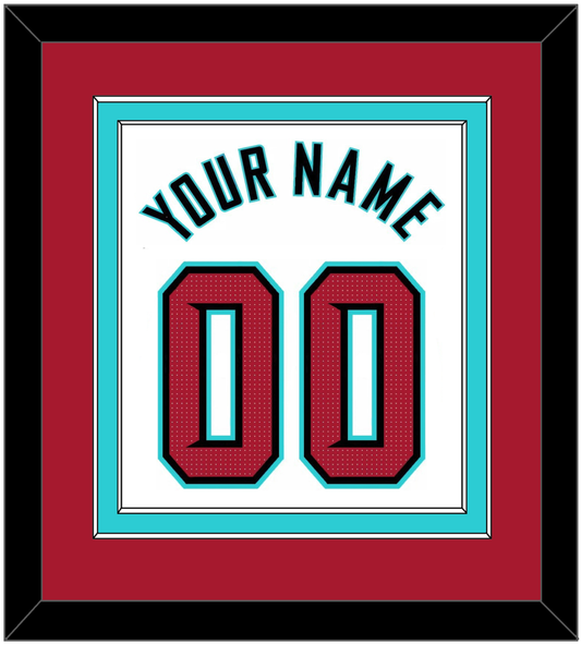 Arizona Name & Number - Home White - Signature Tier 4