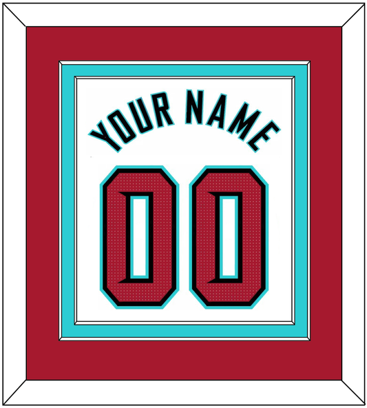 Arizona Name & Number - Home White - Signature Tier 4