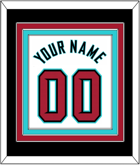 Arizona Name & Number - Home White - Premier Tier 4