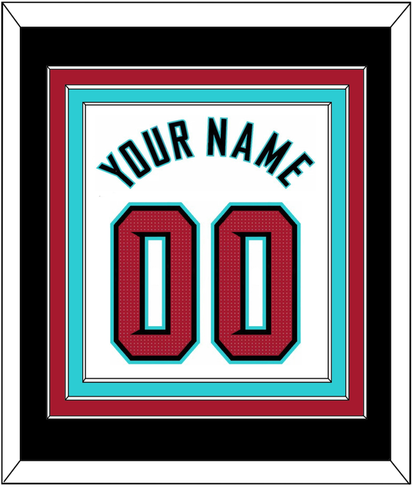 Arizona Name & Number - Home White - Triple Mat 4