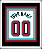Arizona Name & Number - Home White - Triple Mat 4