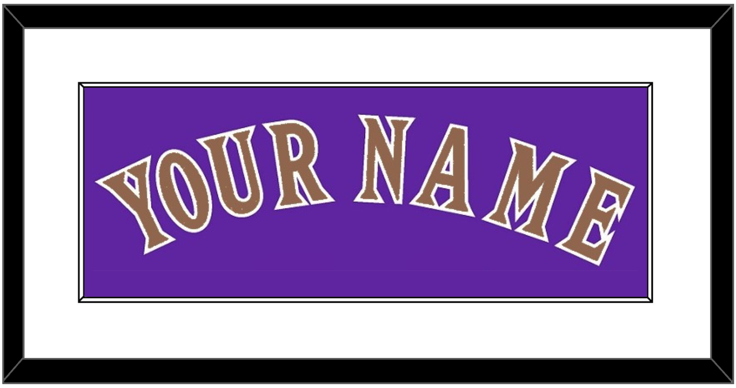 Arizona Name - Alternate Purple (1998-2002) - Essential Tier 1