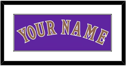Arizona Name - Alternate Purple (1998-2002) - Essential Tier 1