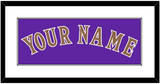 Arizona Name - Alternate Purple (1998-2002) - Single Mat 1