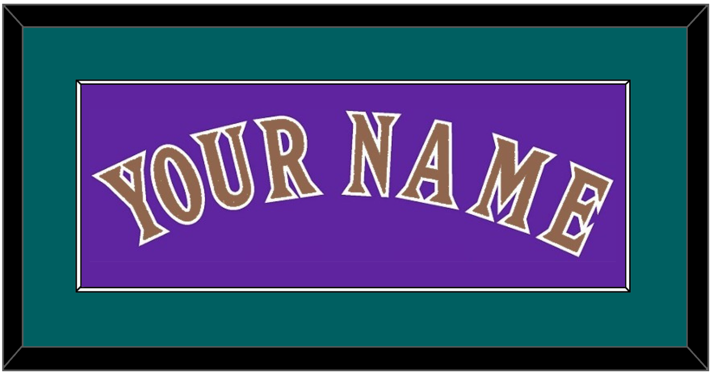 Arizona Name - Alternate Purple (1998-2002) - Essential Tier 2