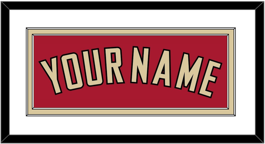 Arizona Name - Alternate Red (2020-2023) - Signature Tier 1